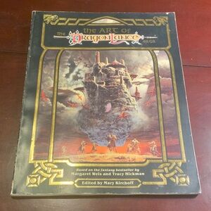 The Art of the Dragonlance Saga Book Vintage 1991 Print